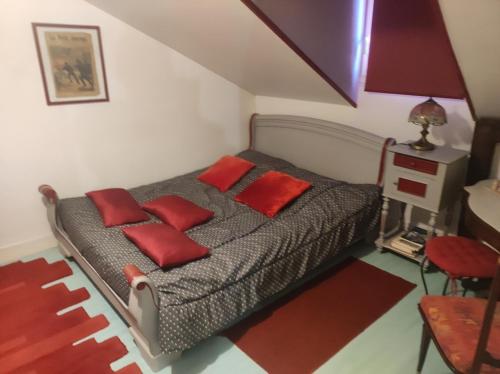 Llit o llits en una habitació de hô choucas
