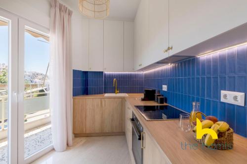 Aegean Blue Hideaway w Fireplace, near Acropolis