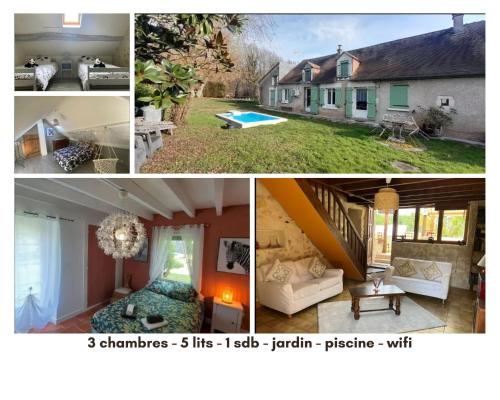 La maison des Hautes Vallees- jardin-piscine Beauval