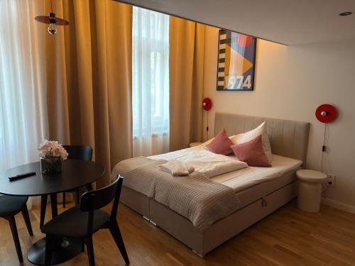 Heritage Haven Mezzanine Apartment with Balcony