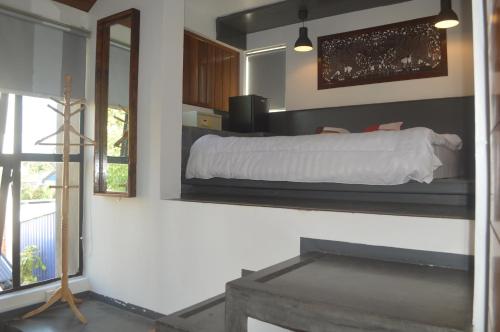 ครัวหรือมุมครัวของ Ruda Mini Hotel