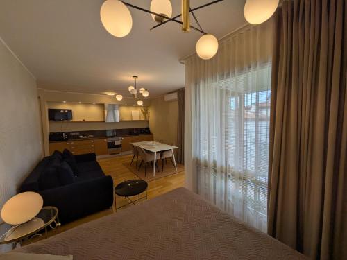 Istumisnurk majutusasutuses Studio Apartment with Sauna