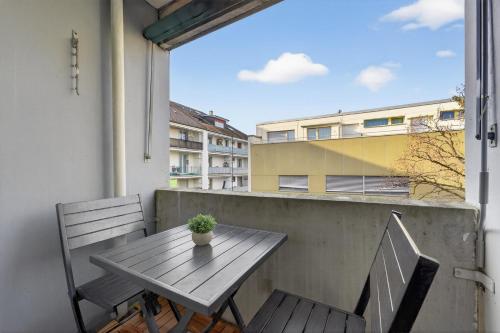 Toplage Basel Balkon & Gratis-Waschturm