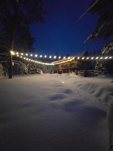 Domek Aleksander z basenem, banią ruską i sauną