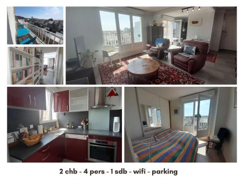 T3 hyper centre- ascenseur- parking- balcon