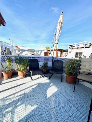 Zenit Olhao baixa one bedroom house sea side view