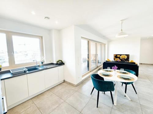 Relaxed City 1BR Apartment 주방 또는 간이 주방