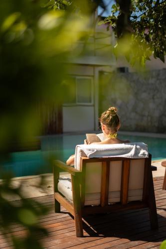 Piscina a AGAM Hotel Boutique Bacalar - Adults Only o a prop
