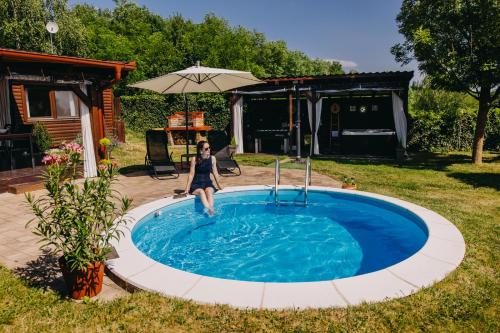 Holiday Home Arcadia with pool, hot tub and sauna