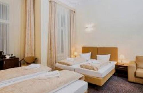 Brooklyn Hostel tesisinde bir odada yatak veya yataklar