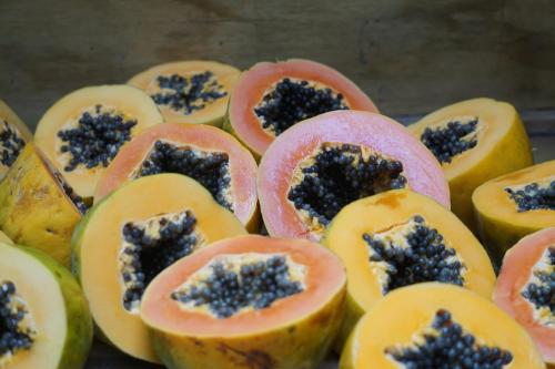 a close up of some fruit with at Fanifo Lofa in Ha’apai