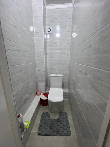 Квартира tesisinde bir banyo