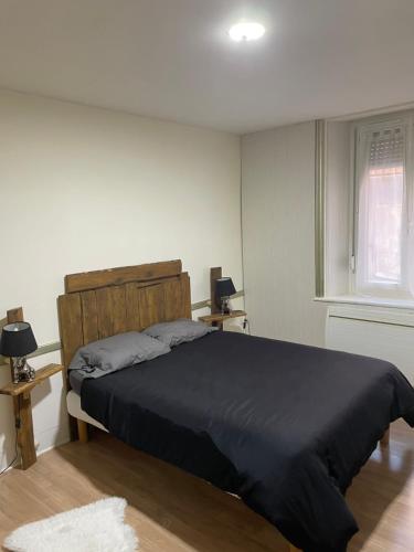 Llit o llits en una habitació de Le saint pierre