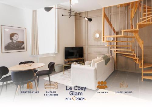 Le Cosy Glam - Duplex Centre-Ville secteur piéton * WiFi * Calme