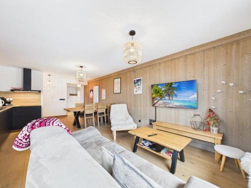 Appartement cosy au cœur du village avec terrasse et garage - Les Gets