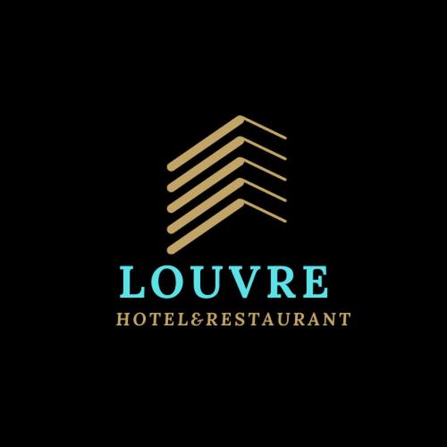 Et logo, certifikat, skilt eller en pris der bliver vist frem på Hotel LOUVRE