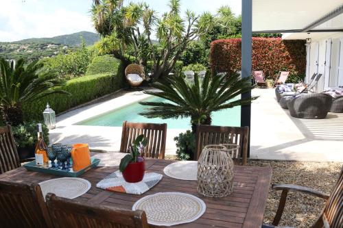 Rez de Villa Les Feuillantines vue magnifique, piscine chauffée privée, jacuzzi, "villa Les Feuillantines