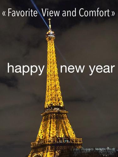 Appartement devant la Tour Eiffel et Seine
