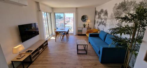 Appartement centre Arcachon avec terrasse vue mer, clim et parking