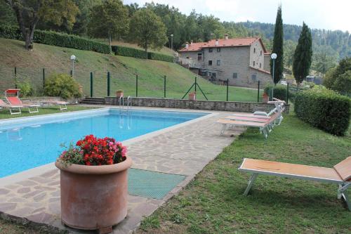Bazén v ubytování Agriturismo Casapasserini nebo v jeho okolí
