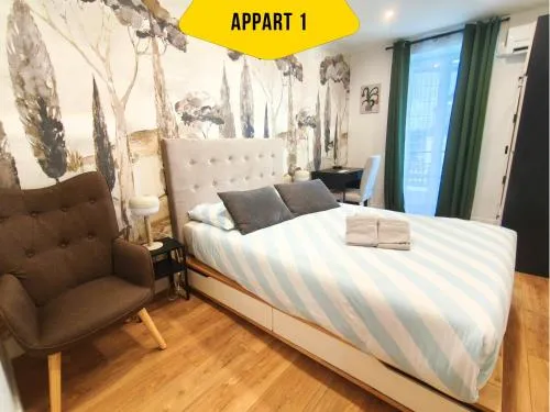 CASA REINE JEANNE- ideal groups & family -CENTRAL near train station - PARKING - New&CONFORT-AC photo 54