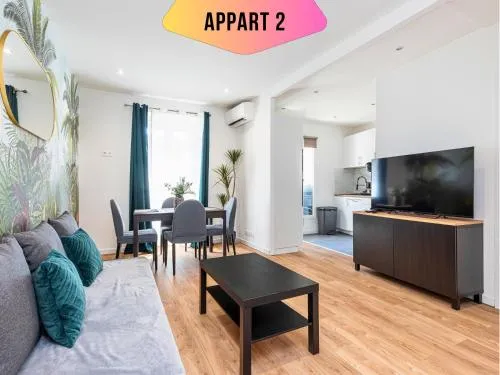 CASA REINE JEANNE- ideal groups & family -CENTRAL near train station - PARKING - New&CONFORT-AC photo 4