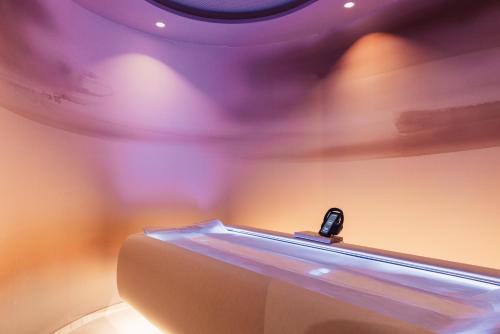 a close up of a toilet in a room at Das Liebener 4 Sterne Superior - ADULTS ONLY! in Obergurgl