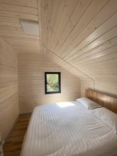Llit o llits en una habitació de Panorama Barnhouse