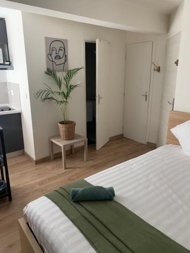 Postelja oz. postelje v sobi nastanitve Bottero nice