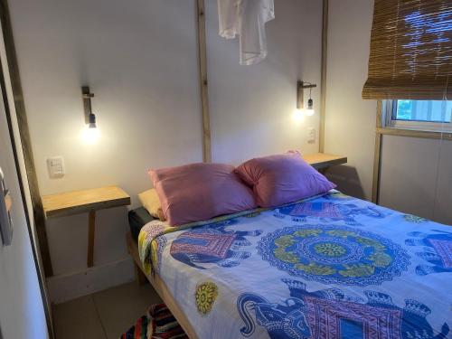 Postel nebo postele na pokoji v ubytování Milagros