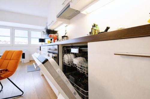Modern rooftop APT Vienna
