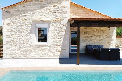 Villa Naiades Traditional Cretan Stone House with private Pool and Garden in Chania