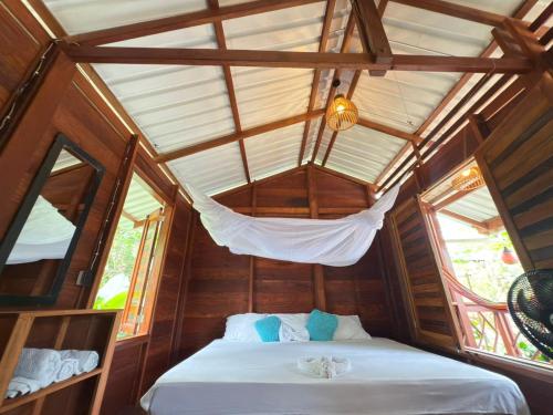 Katil atau katil-katil dalam bilik di La Bamba