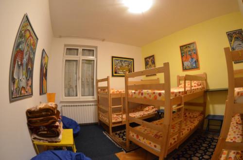 Cama o camas de una habitación en Sun Hostel