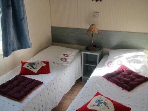 Posteľ alebo postele v izbe v ubytovaní Ty Bihan de L'Aber