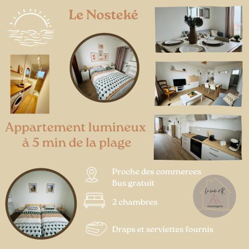Appartement lumineux et calme Plage et commerces