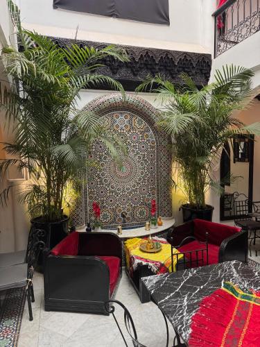 Zona d'estar a Riad Balkisse