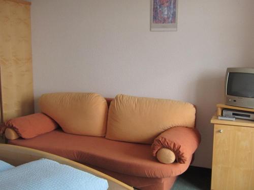 TV a/nebo společenská místnost v ubytování Wirtshaus zum Wiesejaggl