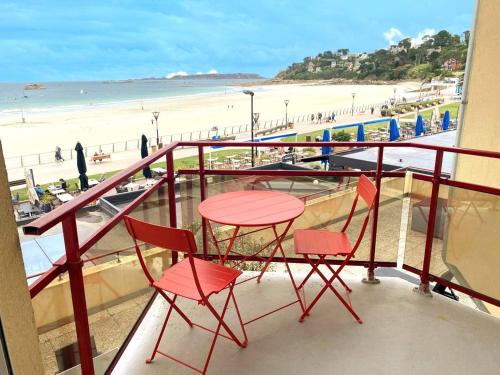 Appartement 3* plage de Trestraou, WiFi, parking, animaux ok - FR-1-368-435