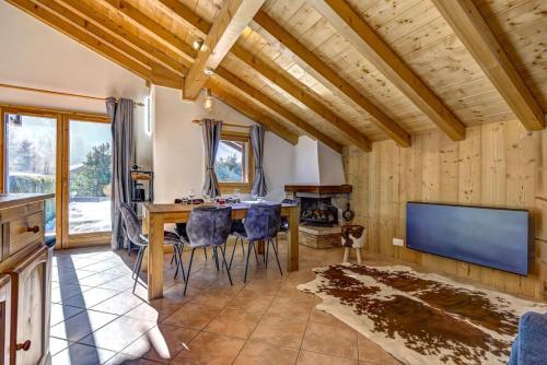 Passon - Appart 2CH 93m2 Sauna 300m Grand Montets Vue