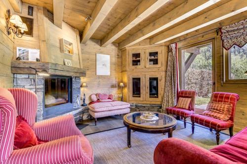 Michka - Chalet 500m Flegere Cheminee Jardin Vue 180