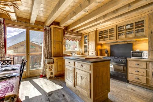 Michka - Chalet 500m Flegere Cheminee Jardin Vue 180