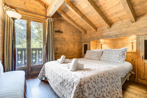 Michka - Chalet 500m Flegere Cheminee Jardin Vue 180