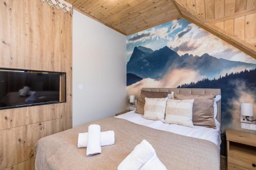 Czarna Perła- pokoje 2-6 osobowe- podgrzewany basen, Bike & Ski Czorsztyn Kluszkowce przy jeziorze