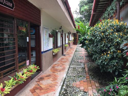 Ein Garten an der Unterkunft Finca Machangara