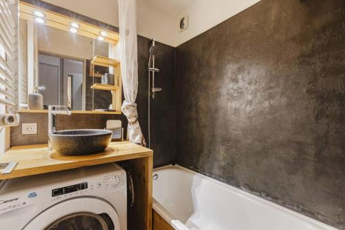 Chamois - Cosy 3pax Centre Vue Parking Gare routiere