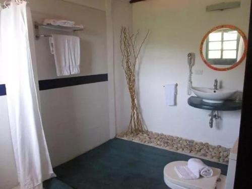 Et badeværelse på Villa Mi Rancho