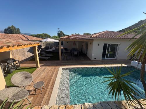 Villa élégante piscine privée Palombaggia Porto-vecchio