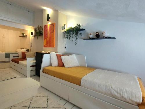 Duplex Mezzanine 5 pers. · Ski aux pieds · Vue Mont Blanc