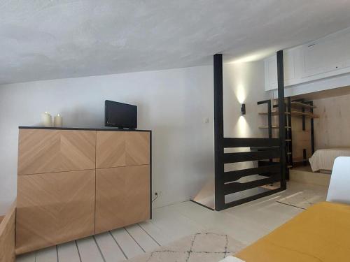 Duplex Mezzanine 5 pers. · Ski aux pieds · Vue Mont Blanc